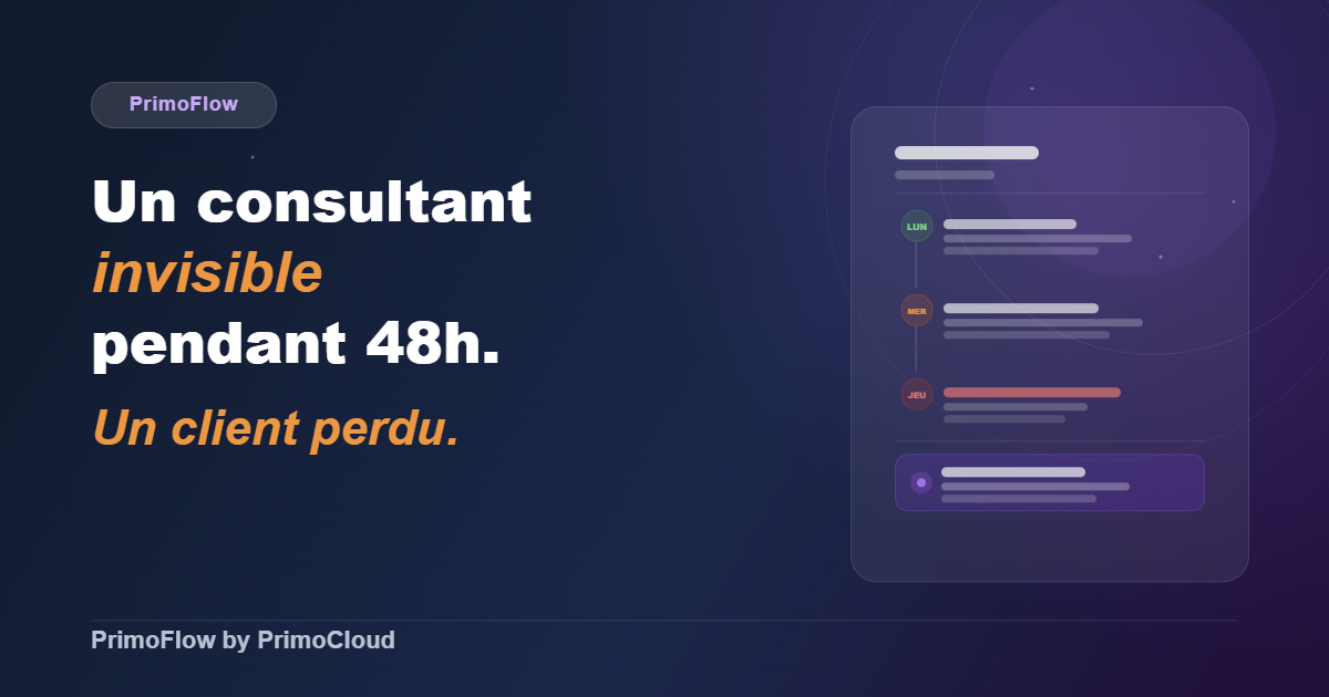 Consultant invisible disponibilité cabinet d'audit