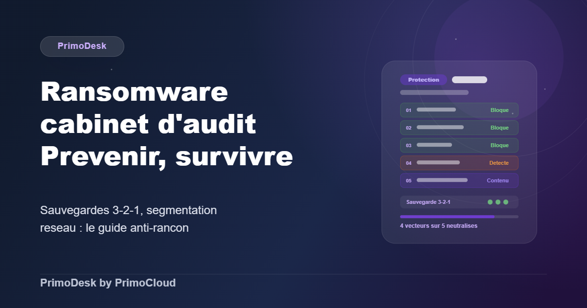Ransomware cabinet d'audit