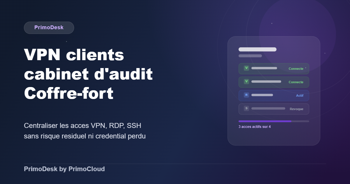 VPN client cabinet d'audit